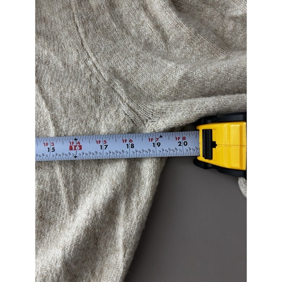 Worthington Turtleneck Sweater Gold Sparkle Size Medium - Picture 5 of 8